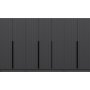 Cikani Kleiderschrank 315x52x210 cm, Variante A - Anthrazit