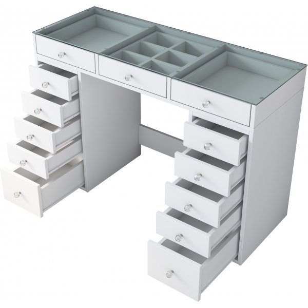 Bijou Schminktisch 5 - 120 x 44,5 cm - Weiß
