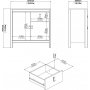 Schrank Madrid - Weiß