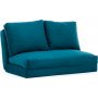 Taida 2-Sitzer Schlafsofa - Petroleumgrün