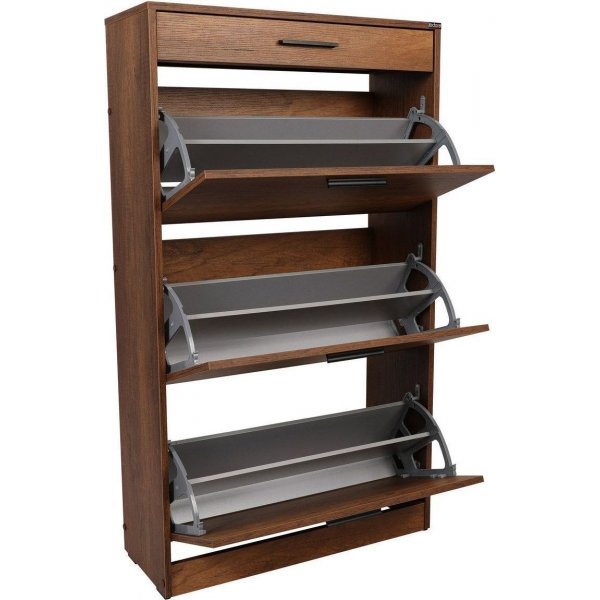 Shock Schuhschrank - Nussbaum