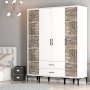Kumsal Kleiderschrank 11 Weiß