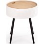 Theosophie Couchtisch Ø38 cm - Weiß