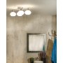 Plafond Elba - Chrom/Opalweiß