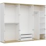 Lyn Kleiderschrank 270 x 52 x 206 cm - Weiß