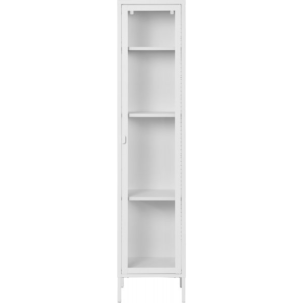 Brisbane Vitrine 40x35x180 cm - Weiß