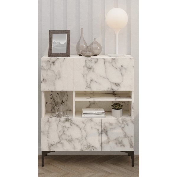 Krista-Schrank - Carrara-Marmor