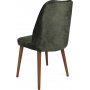 Alfred Esszimmerstuhl-Set - Khaki/Walnuss