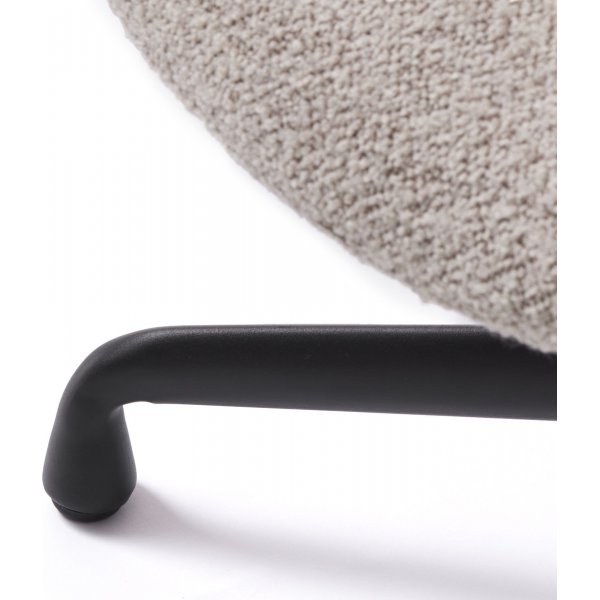 Manitoba-Liegestuhl mit Fußhocker - Taupe