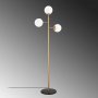 Atlas Stehlampe opal - Gold