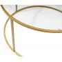 Spree Couchtisch Ø80 cm - Gold