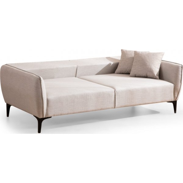 Belissimo 3-Sitzer-Sofa - Weiß