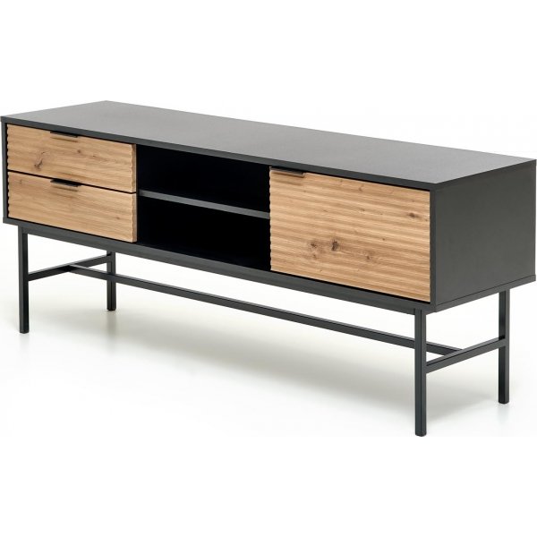 Laguna Medienbank - Artisan Eiche/Schwarz