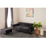 3-Sitzer-Schlafsofa - Schwarz