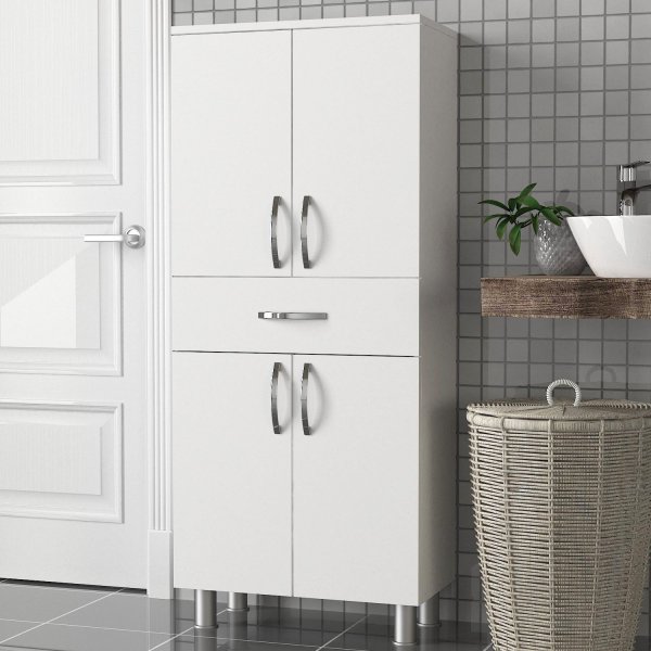 Schrank Arizona 4-türig - Weiß