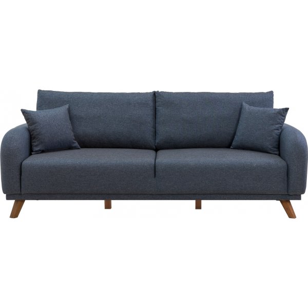 Kronos 3-Sitzer-Schlafsofa Dunkelblau