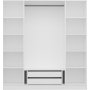 Capeto Kleiderschrank 180 cm - Weiß