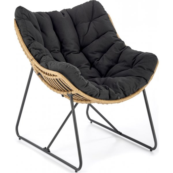 Whisper-Sessel - Schwarz/Beige
