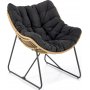 Whisper-Sessel - Schwarz/Beige