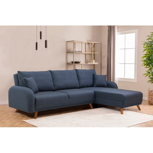 Kronos 2 Schlafsofa Dunkelblau