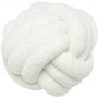 Kugel-Dekokissen D22 cm - Offwhite