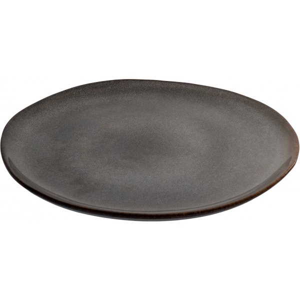 Selma Teller Ø27 cm 4er-Pack - Grau/Braun