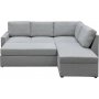 Traumgraues Schlafsofa mit Stauraum und Ecksofa
