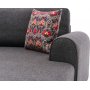 Belen U-Bettsofa - Anthrazit