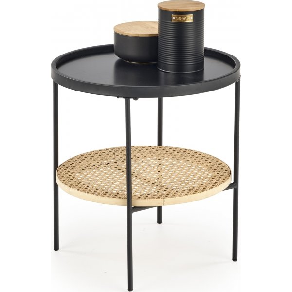 Match Couchtisch Ø45 cm - Schwarz