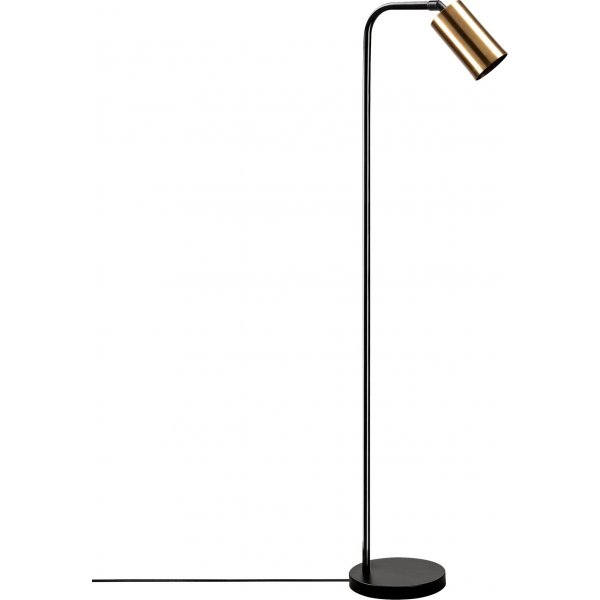 Smaragd-Stehlampe - Schwarz/Vintage