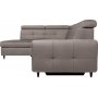 Matras Ecksofa mit offenem Ende links - Grau