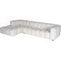 Diwansofa Bouclè cremeweiß 322 cm