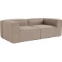 Fora 2-Sitzer-Sofa - Braun