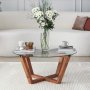 Lotus Couchtisch Ø75 cm - Holz