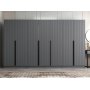 Cikani Kleiderschrank 315x52x210 cm, Variante A - Anthrazit