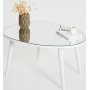 Gusto Couchtisch 75 x 55 cm - Weiß