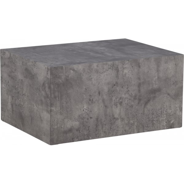 York Low Couchtisch 80 x 60 cm - Dunkelgrau