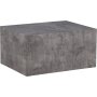York Low Couchtisch 80 x 60 cm - Dunkelgrau