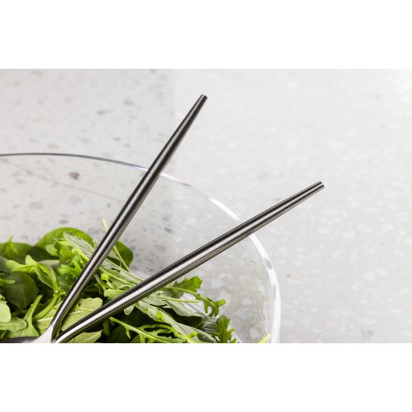 Aktives Salatbesteck - Silber