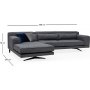 Jivago Diwansofa - Grau