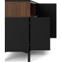 Roomer Sideboard - Schwarz/Walnuss