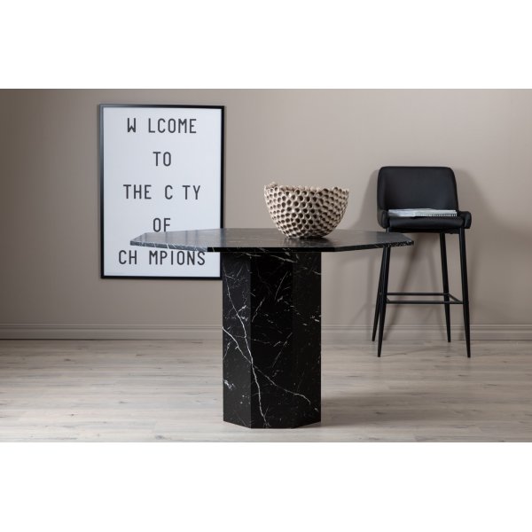 Ibis Esstisch 110 cm - Schwarz