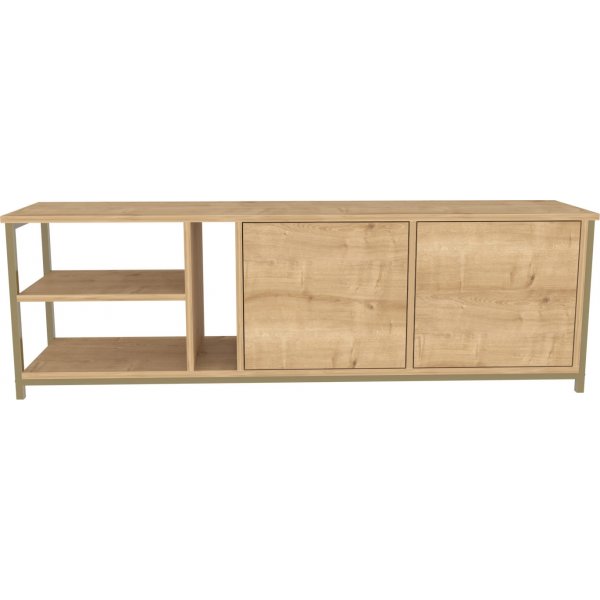 Primrose Medienbank - Eiche/Gold