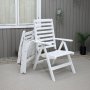 Båstad Positionsstuhl - Weiß