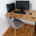 Kundenbild Neptun Schreibtisch 110x50 cm - Imitat/schwarz