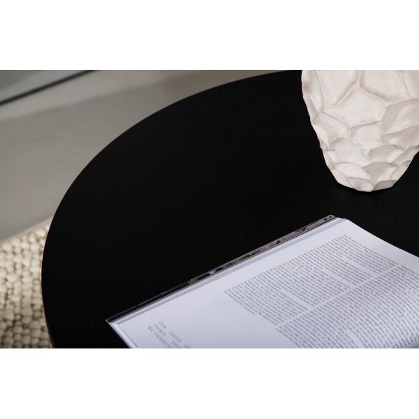 Couchtisch Olivia Ø80 cm - Schwarz