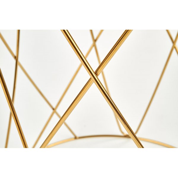 Corpus Couchtisch Ø55 cm - Gold