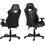 Cobblestone Gaming-Stuhl - Schwarz/Grau