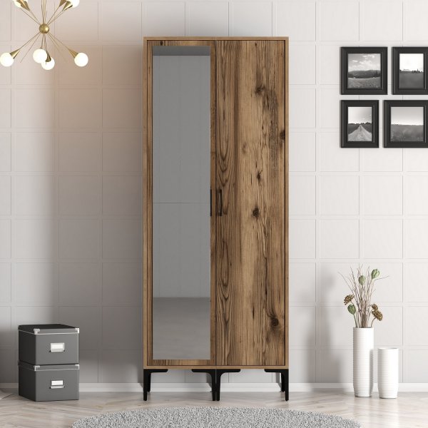 Kumsal Kleiderschrank 3 Walnuss