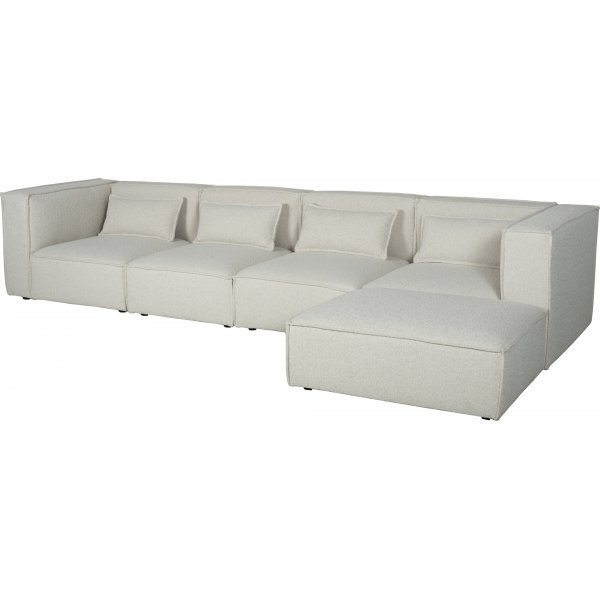 Nees Modulsofa aus weißem Bouclé - Combo 1